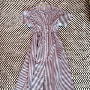 Anthropologie tobie dress lavender stripe